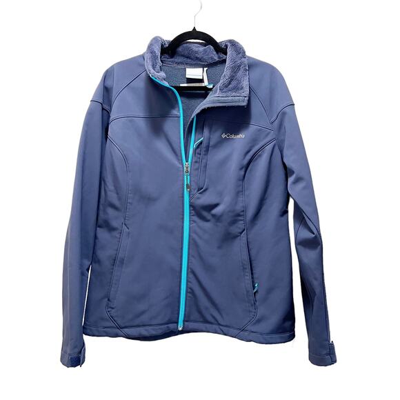 Columbia Omni-Wind Block Breatheable Windproof Navy Blue Full Zip Jacket Size XL - Picture 2 of 9